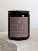 Świeca sojowa zapachowa Różowy Pieprz 220 g