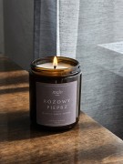 Zapalona świeca sojowa Różowy Pieprz w brązowym szkle