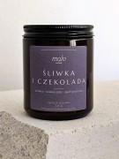 Świeca sojowa zapachowa Śliwka i Czekolada 220 g