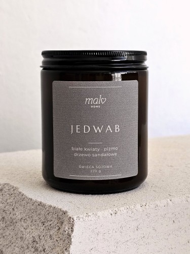 swieca sojowa zapachowa jedwab 220 g